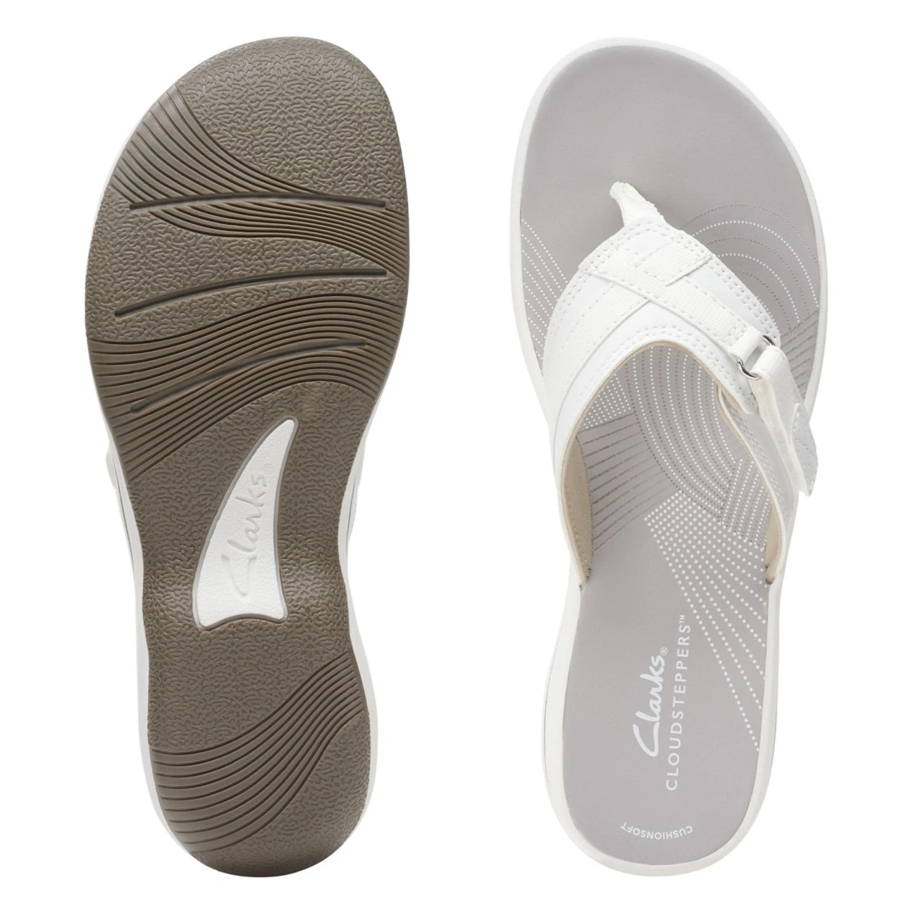 Clarks BREEZE SEA White Synthetic - Image 7