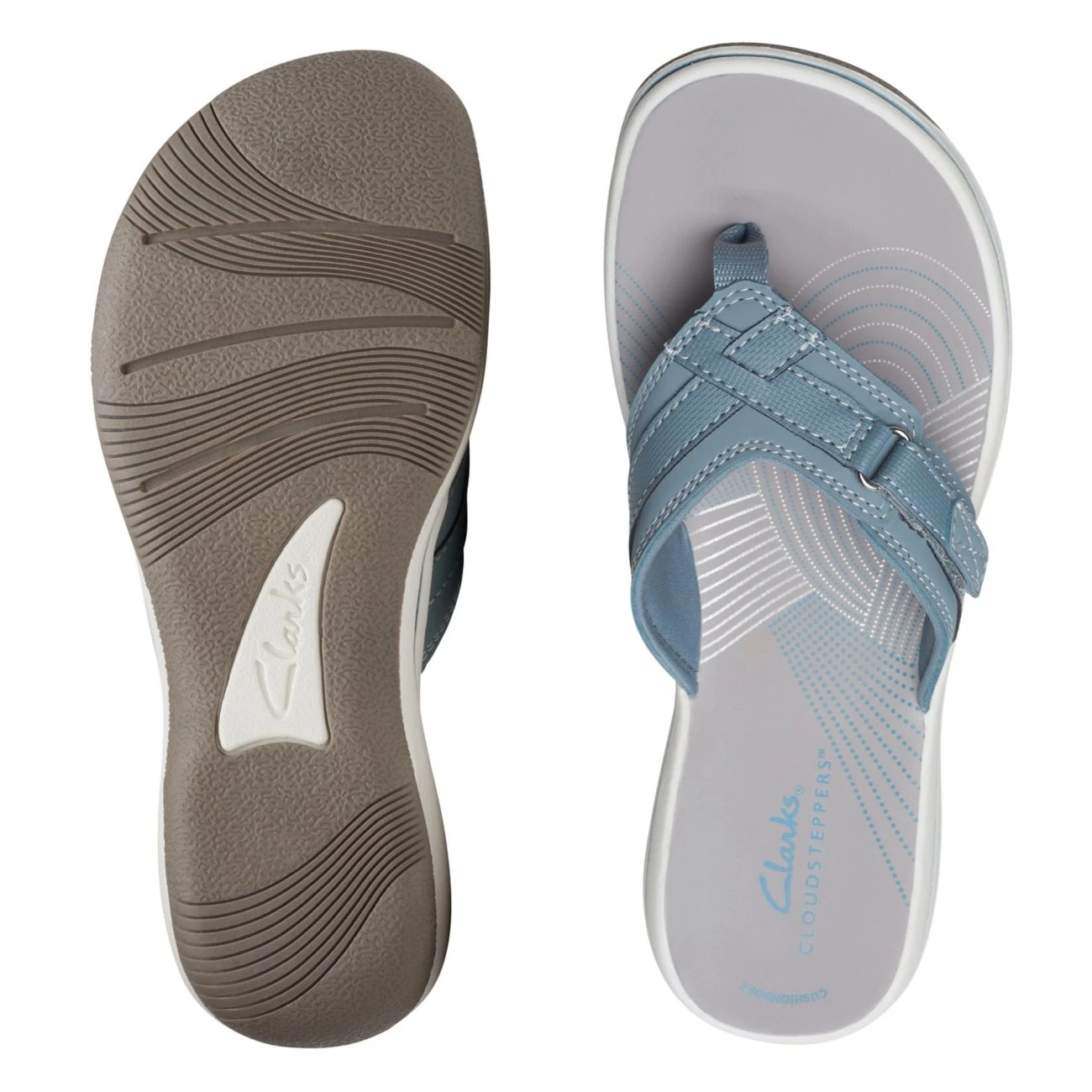 Clarks BREEZE SEA Blue Grey - Image 7