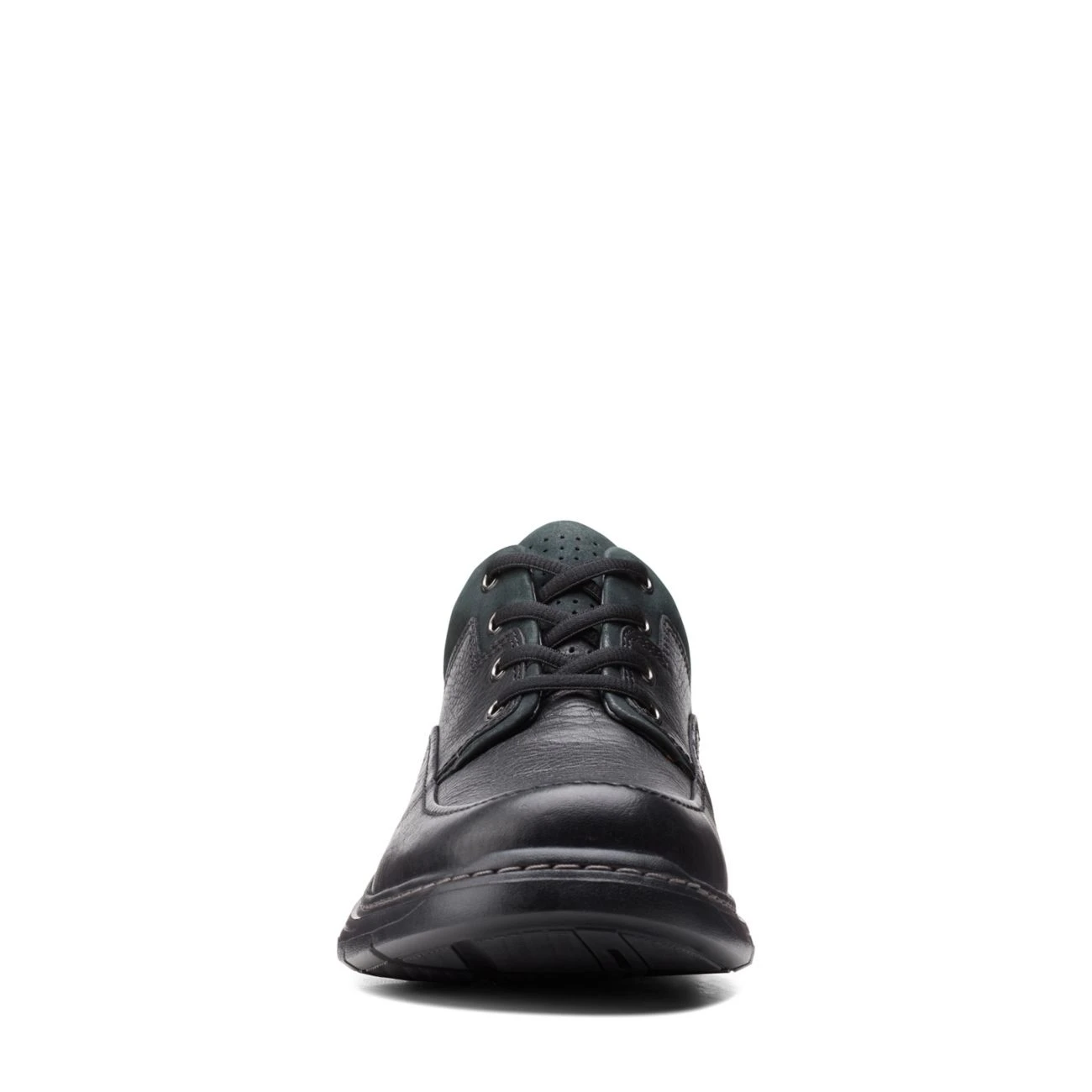 Clarks Un Brawley Lace Black Leather - Image 4