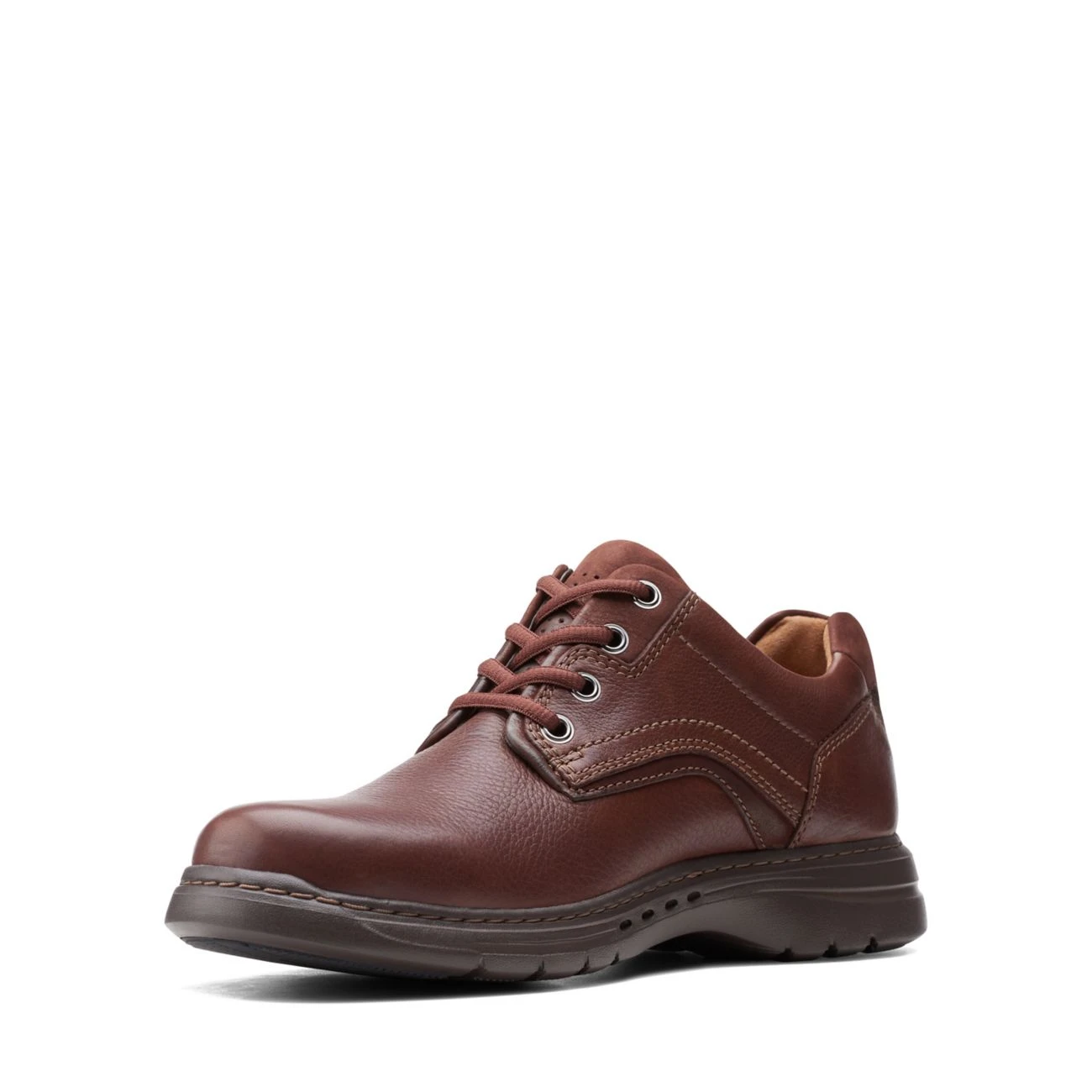 Clarks Brawley Pace Mahogany Leather - Image 4