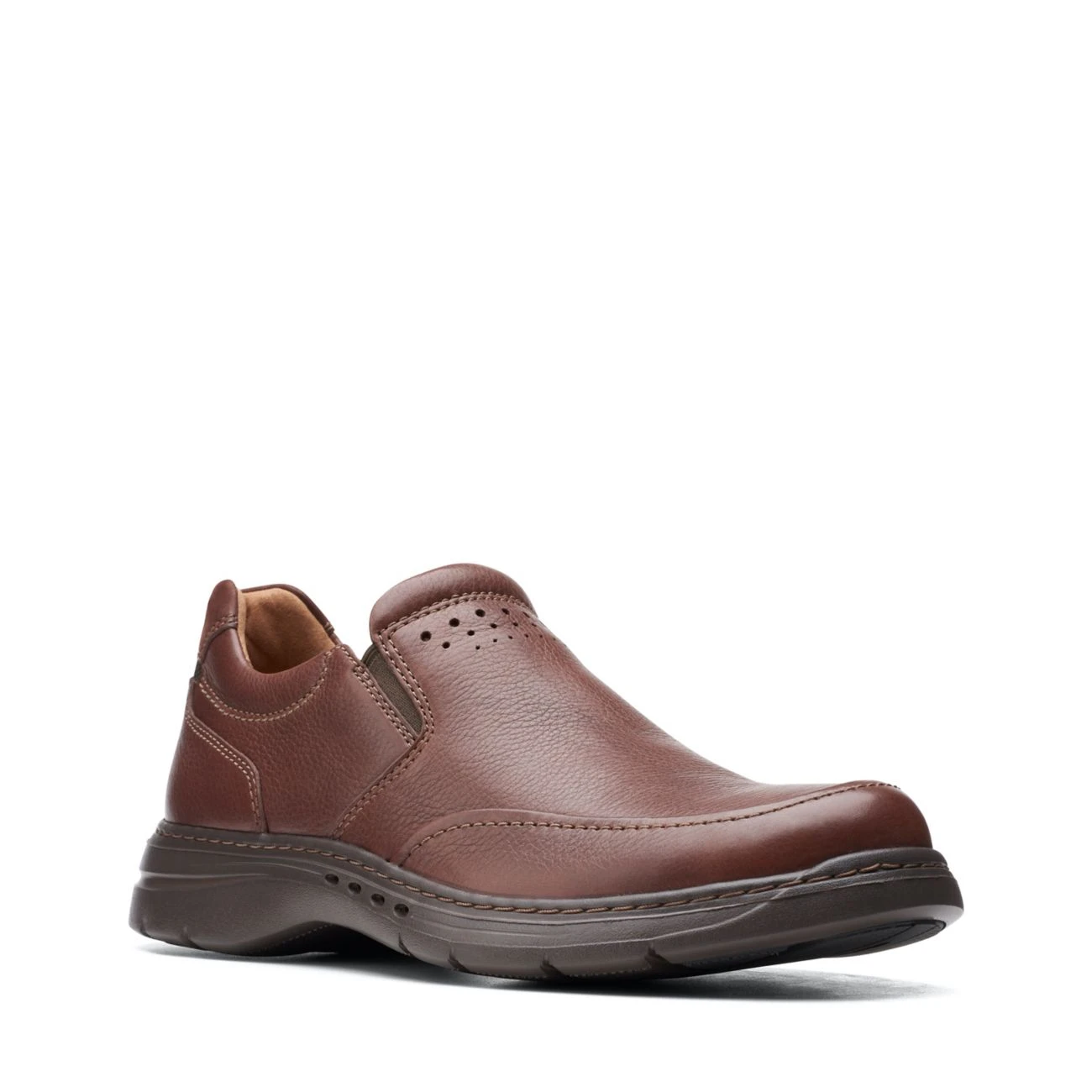 Clarks Un Brawley Step Mahogany Leather - Image 2