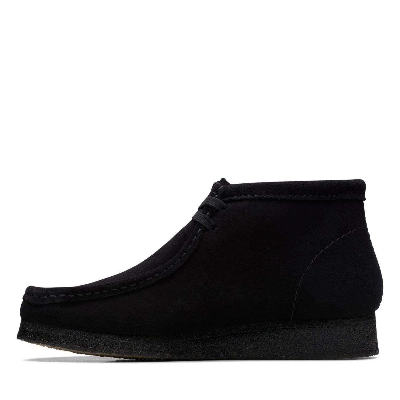 Clarks Wallabee Boot Black Suede - Image 5