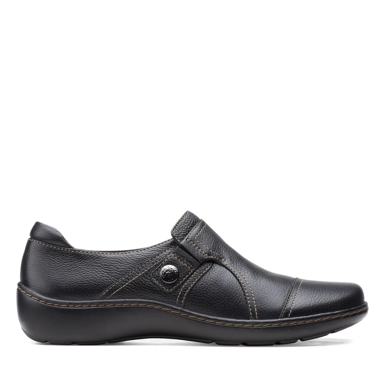 Clarks Cora Poppy Black Tumbled