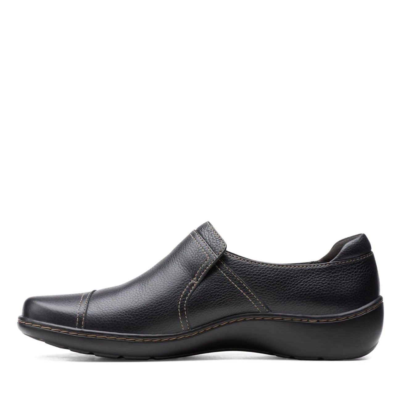 Clarks Cora Poppy Black Tumbled - Image 5