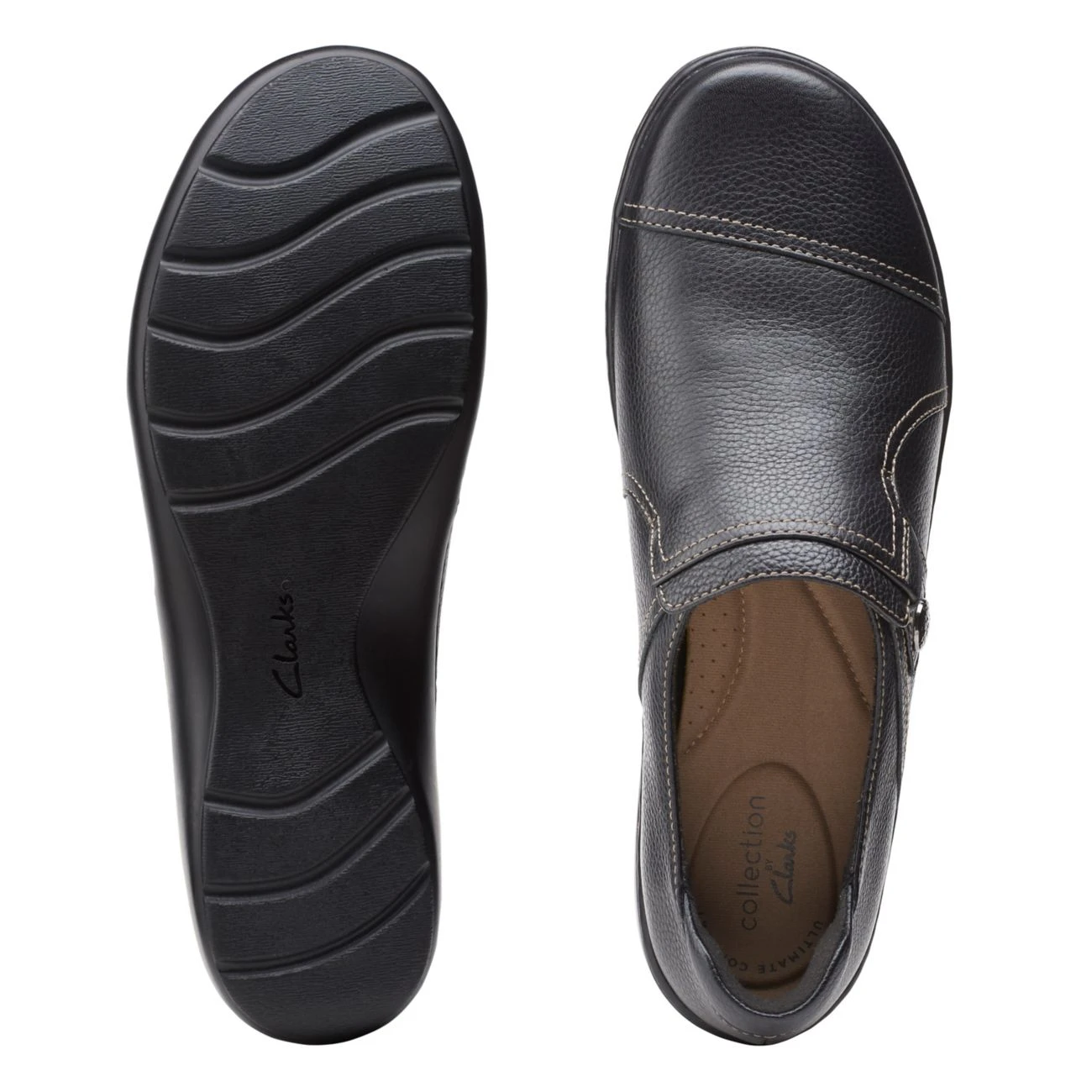 Clarks Cora Poppy Black Tumbled - Image 7