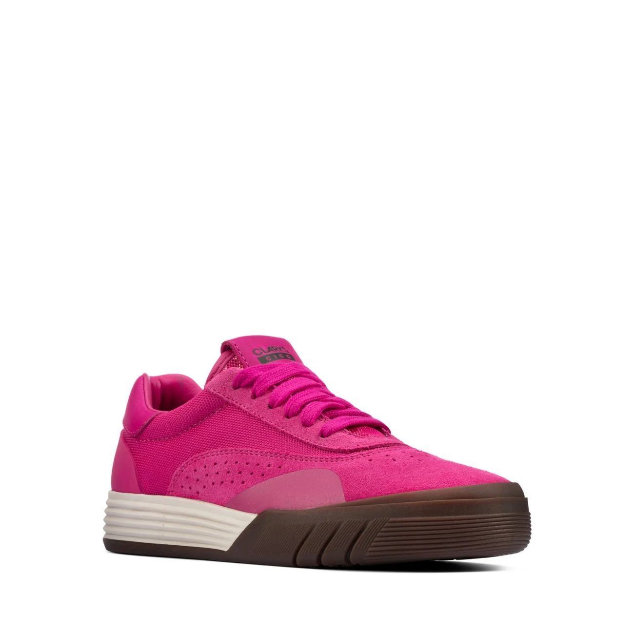 Clarks Cica Youth Pink Suede - Image 6