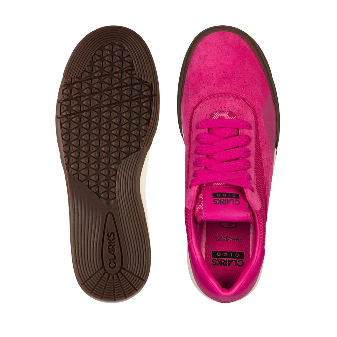 Clarks Cica Youth Pink Suede - Image 11