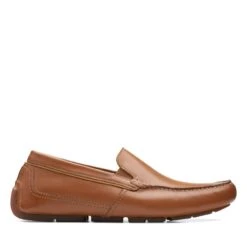 Clarks Markman Plain Tan Leather