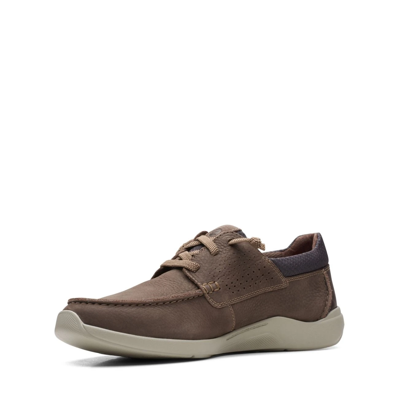 Clarks Gorwin Moc Brown Nubuck - Image 4