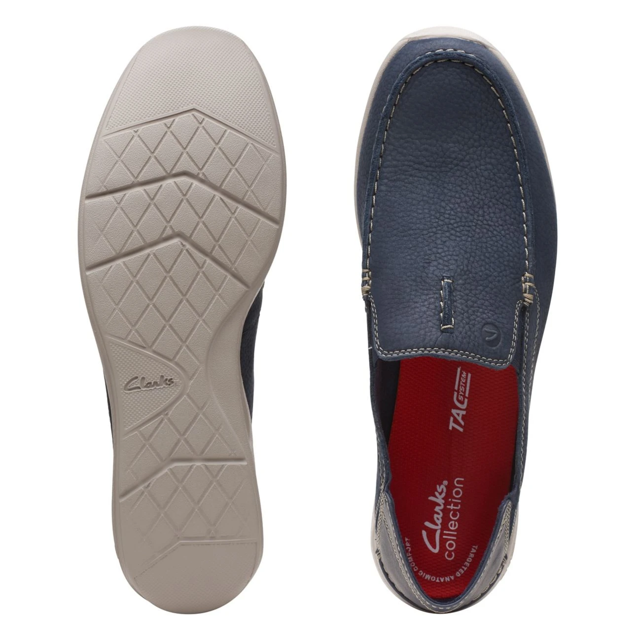 Clarks Gorwin Step Navy Nubuck - Image 7