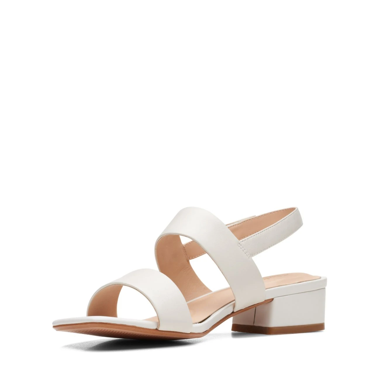 Clarks Seren25 Strap White Leather - Image 4