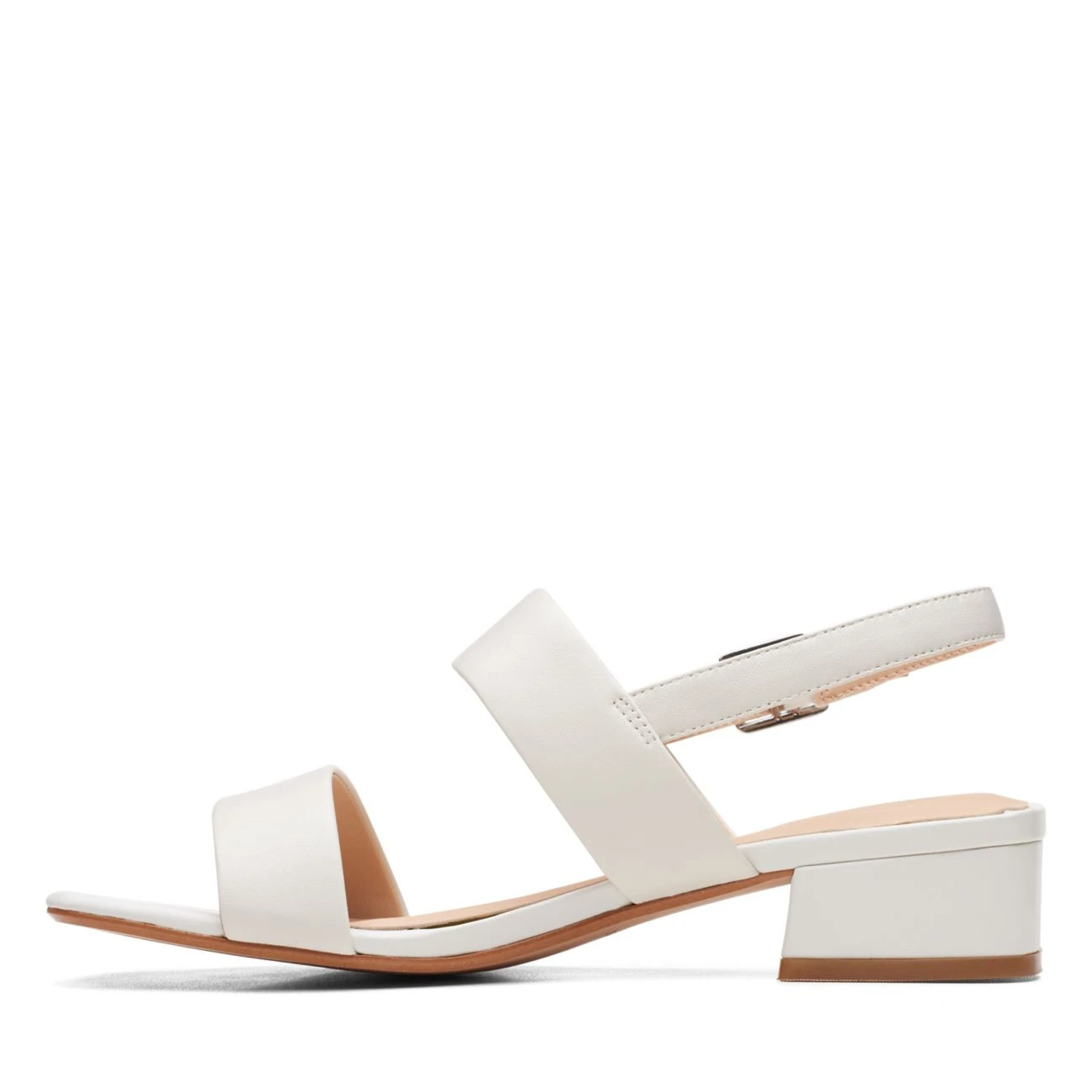 Clarks Seren25 Strap White Leather - Image 5