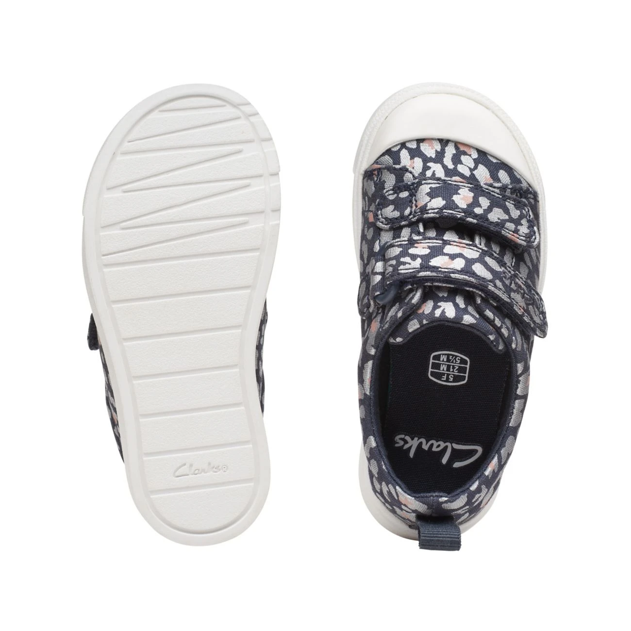 Clarks City Bright Toddler Navy Combination - Image 7