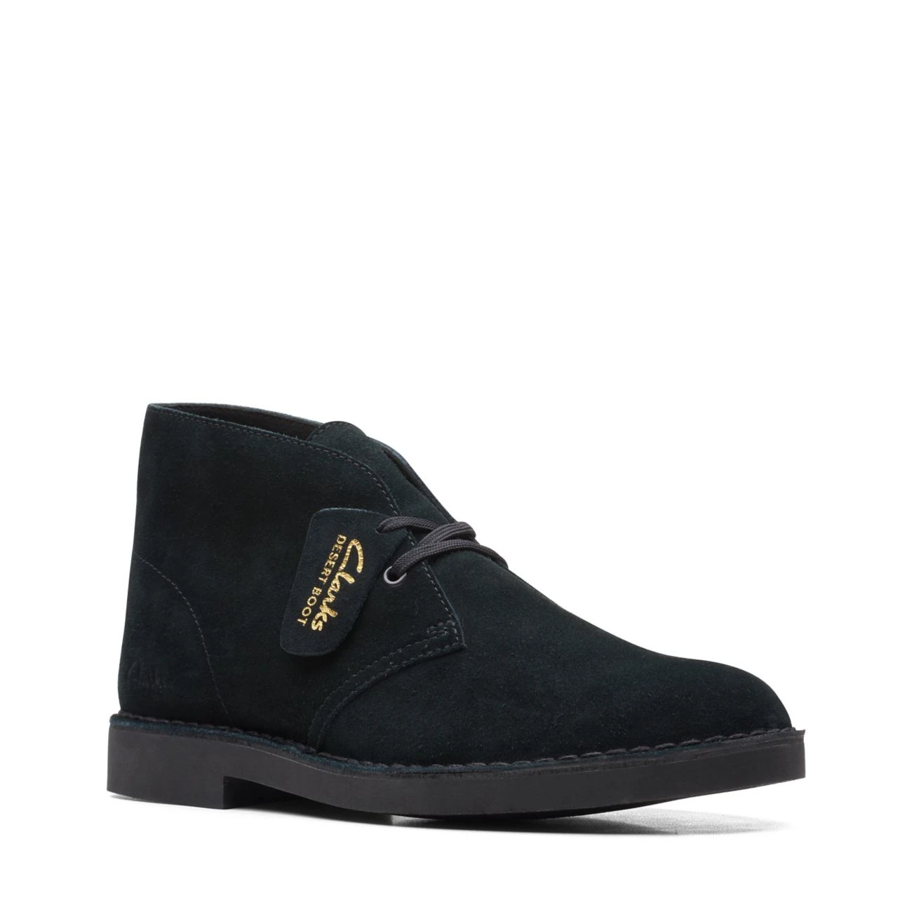 Clarks Desert Boot Evo Black Suede - Image 2