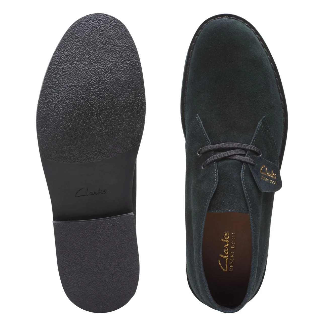 Clarks Desert Boot Evo Black Suede - Image 7