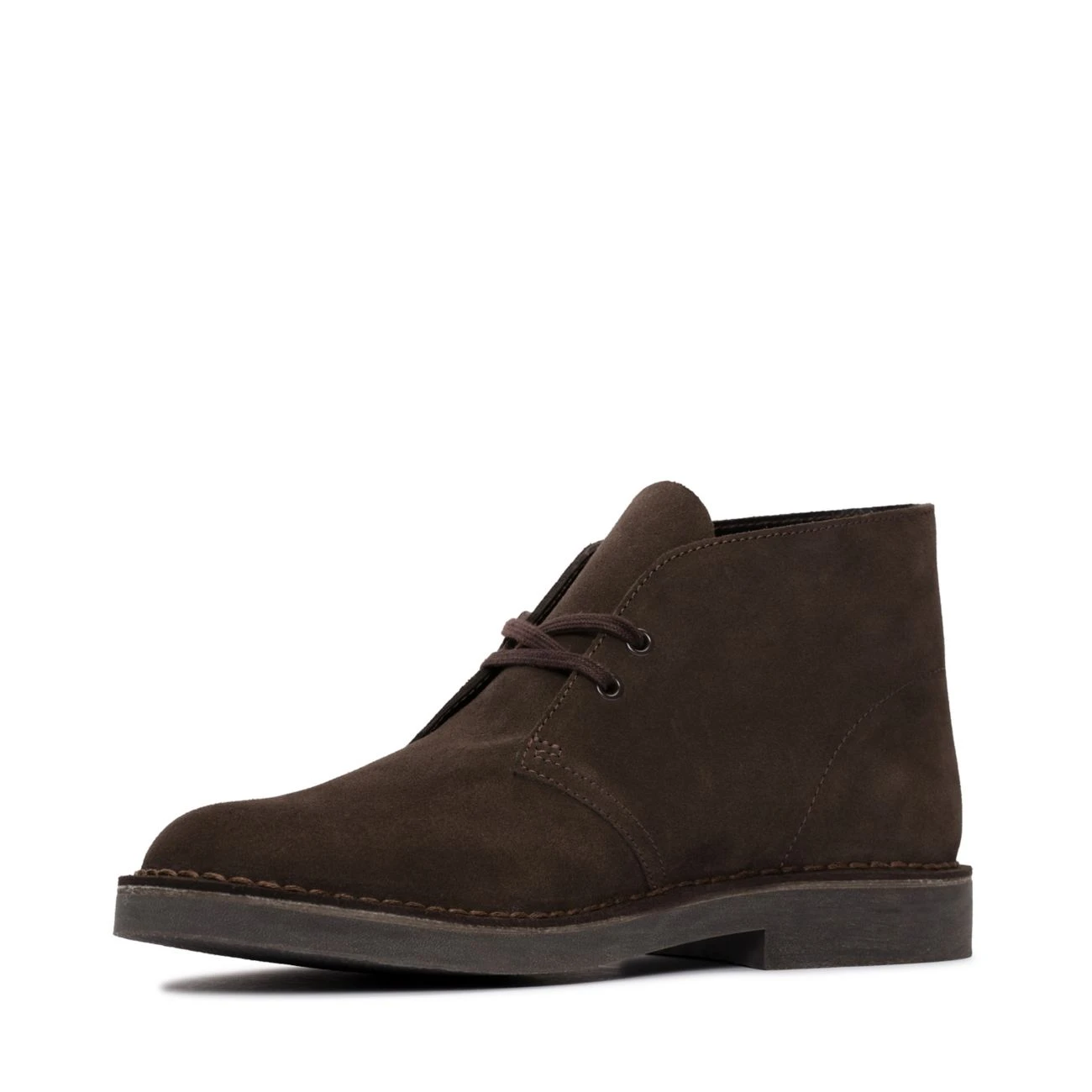 Clarks Desert Boot Evo Dark Brown Suede - Image 4
