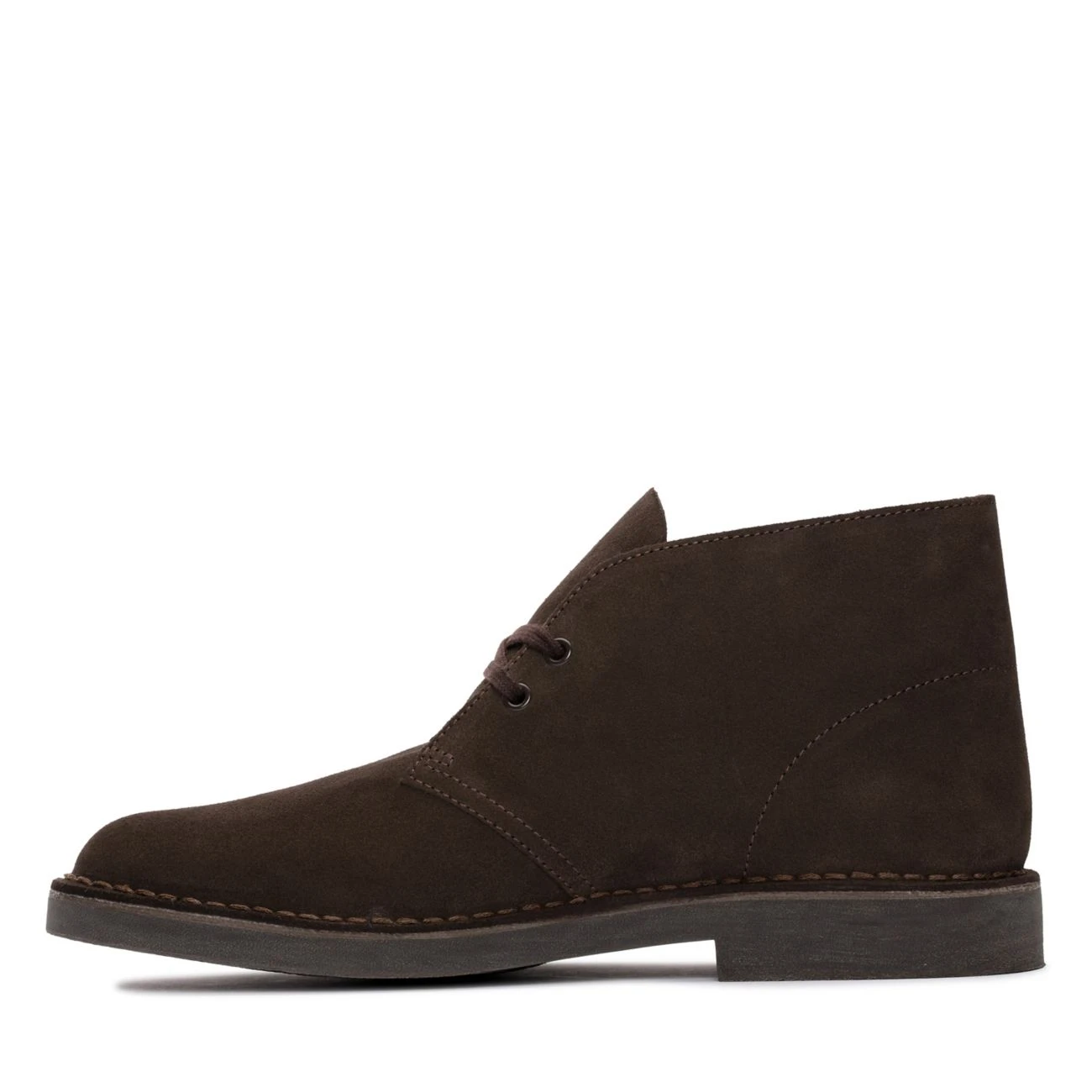 Clarks Desert Boot Evo Dark Brown Suede - Image 5