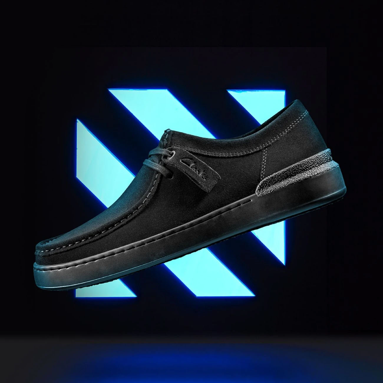 Clarks Court Lite Wally Black/Black - Image 2