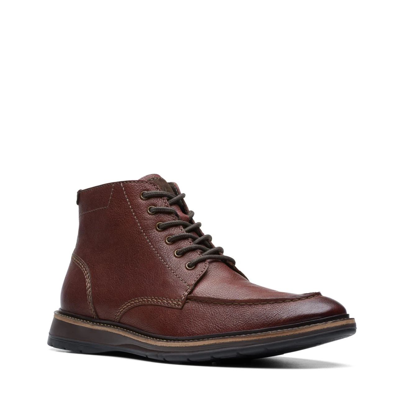 Clarks Chantry Up Brown Leather - Image 2