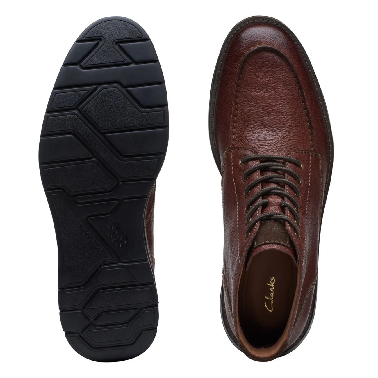 Clarks Chantry Up Brown Leather - Image 7