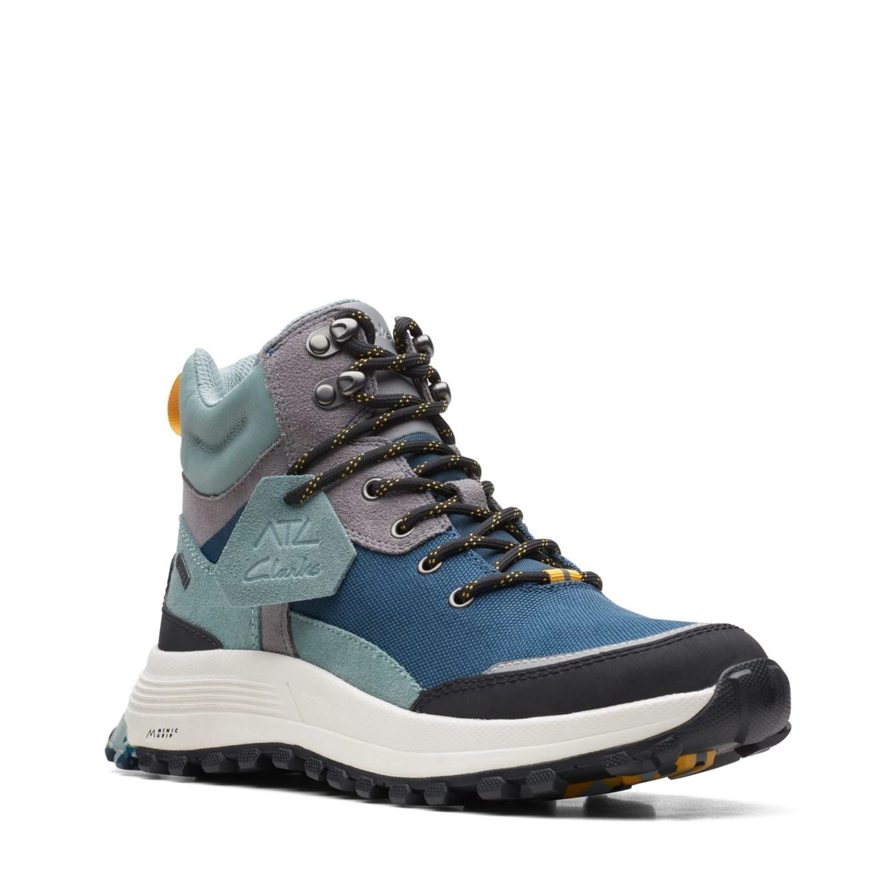 Clarks ATL Trek Sky GORE-TEX Teal Combi - Image 4