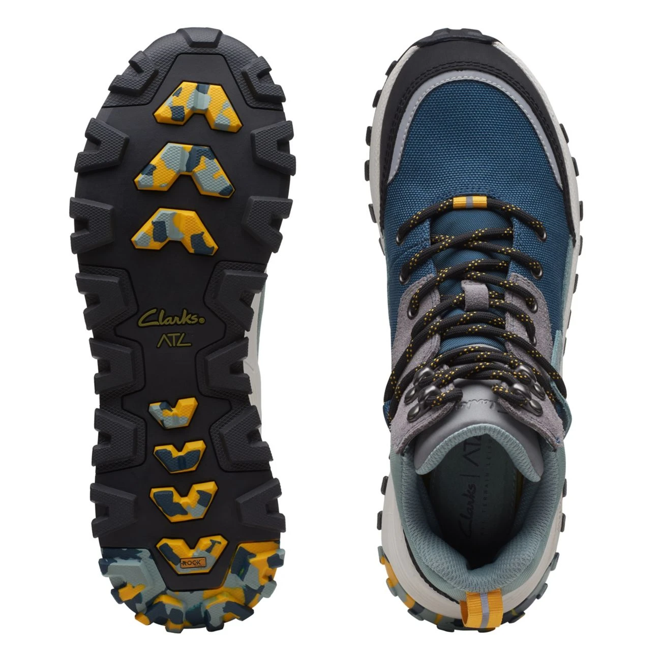 Clarks ATL Trek Sky GORE-TEX Teal Combi - Image 9