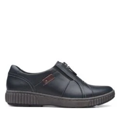 Clarks Magnolia Zip Black Leather
