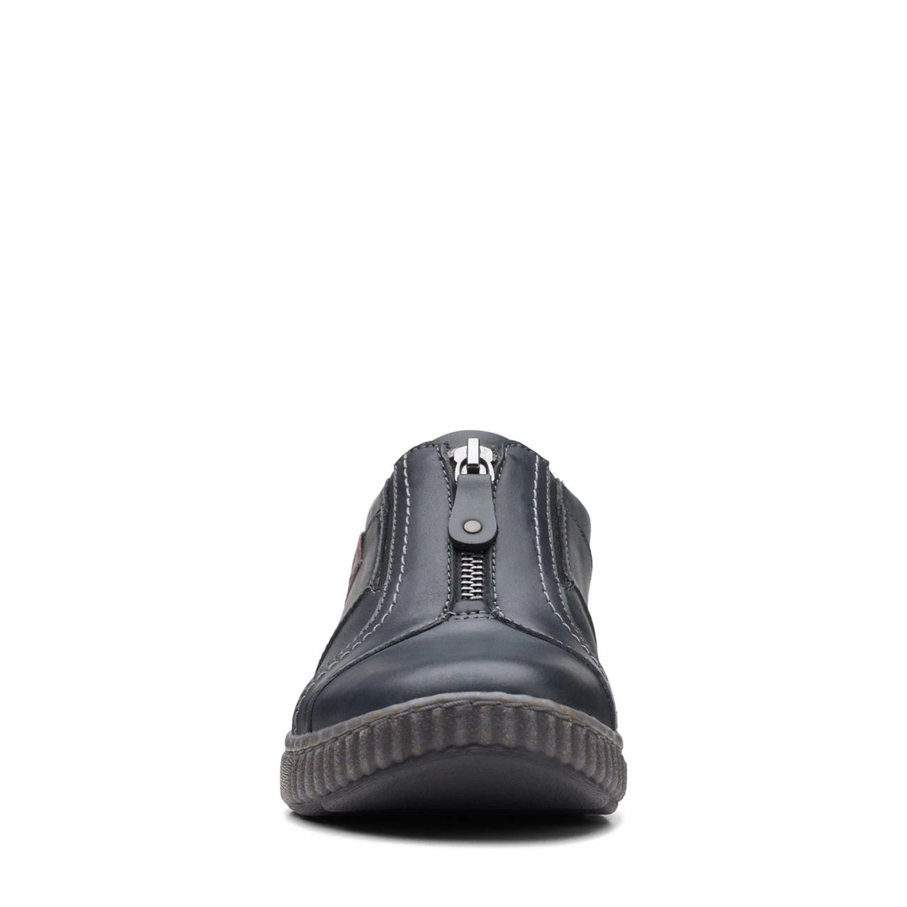 Clarks Magnolia Zip Black Leather - Image 3