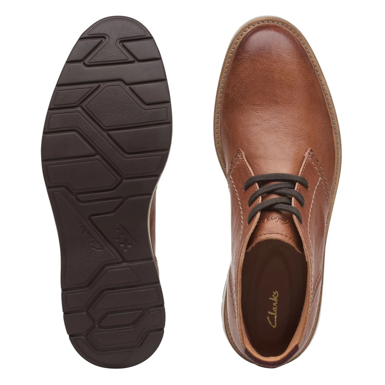 Clarks Chantry Mid Tan Leather - Image 7