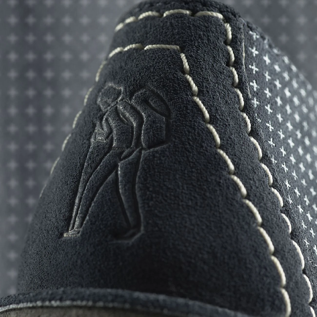 Clarks Desert Trek Older Navy Combination - Image 5