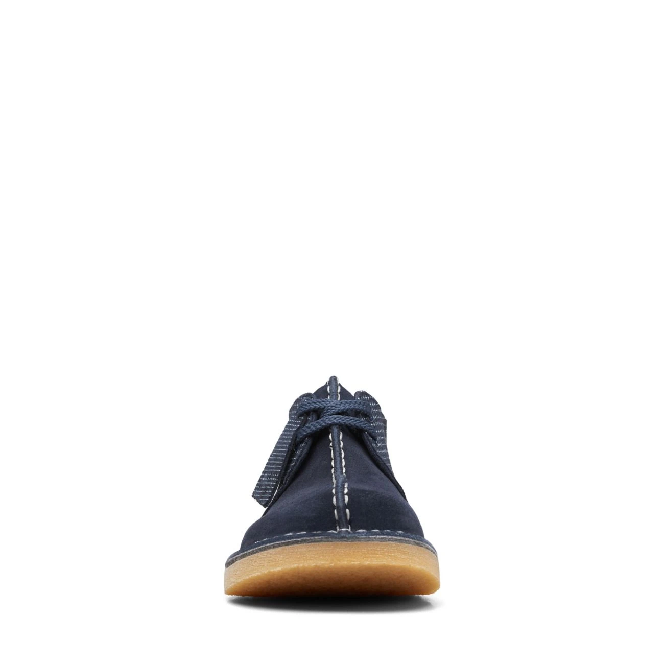 Clarks Desert Trek Older Navy Combination - Image 8