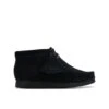 Clarks Wallabee Boot Older Black Suede