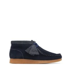 Clarks Wallabee Boot Older Navy Combination