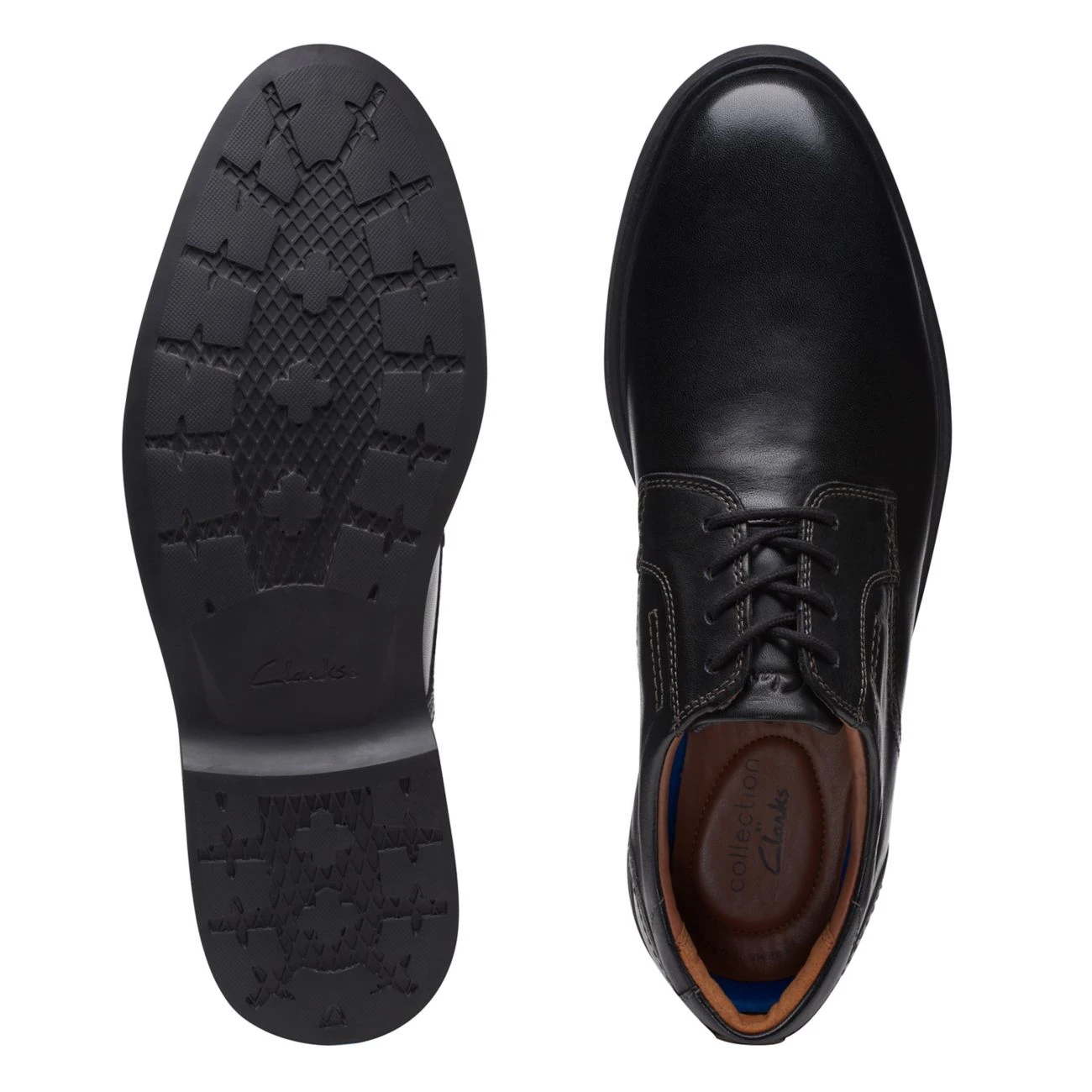 Clarks Malwood Lace Black Leather - Image 7