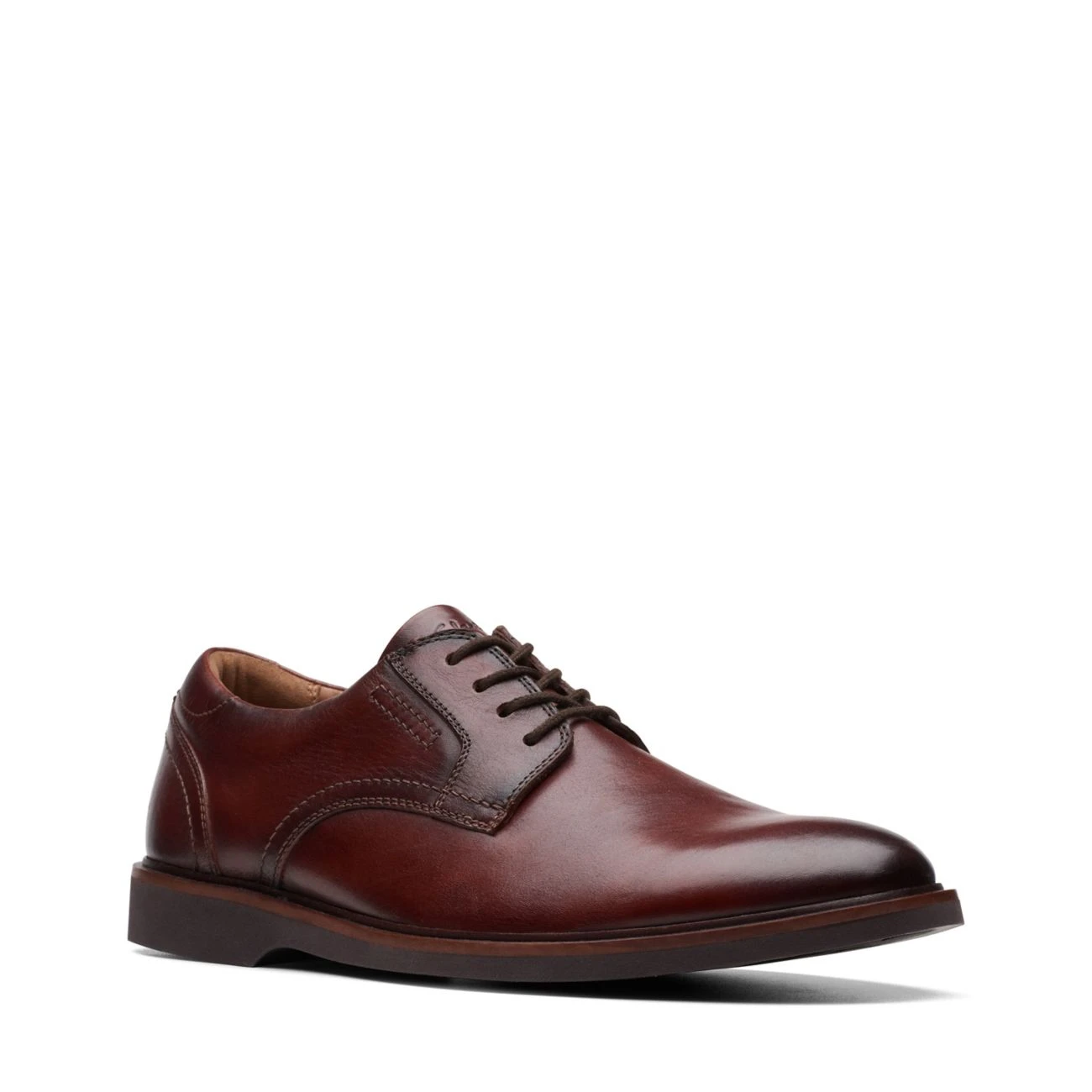 Clarks Malwood Lace Brown Leather - Image 2