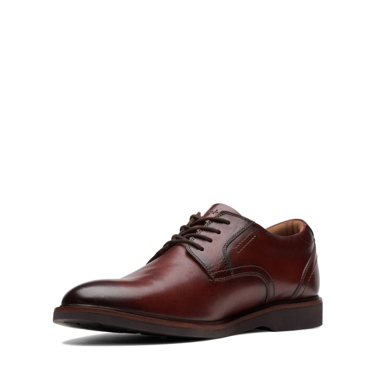 Clarks Malwood Lace Brown Leather - Image 4