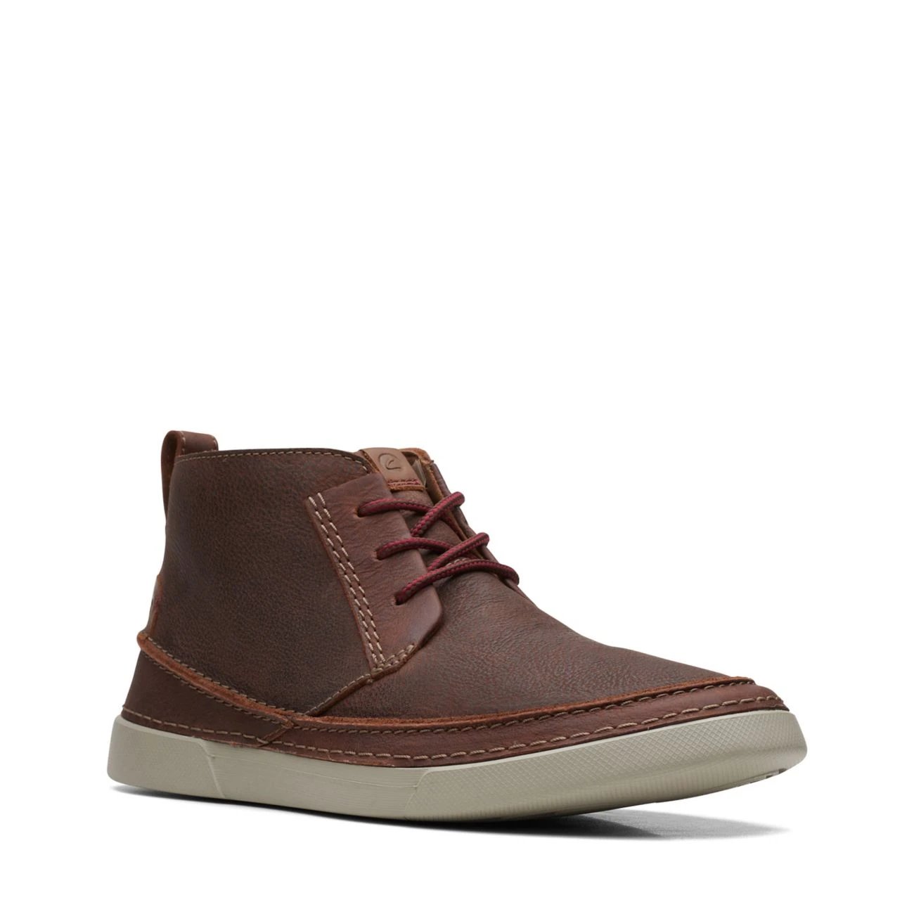 Clarks Gereld Mid Brown Leather - Image 2