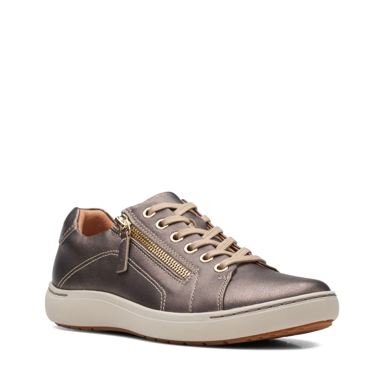 Clarks Nalle Lace Bronze Metallic - Image 2