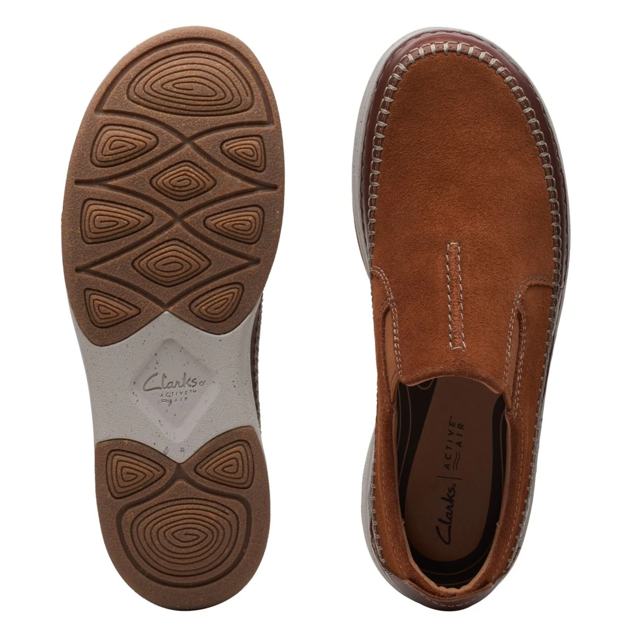 Clarks Nature 5 Walk Dark Tan Combination - Image 7