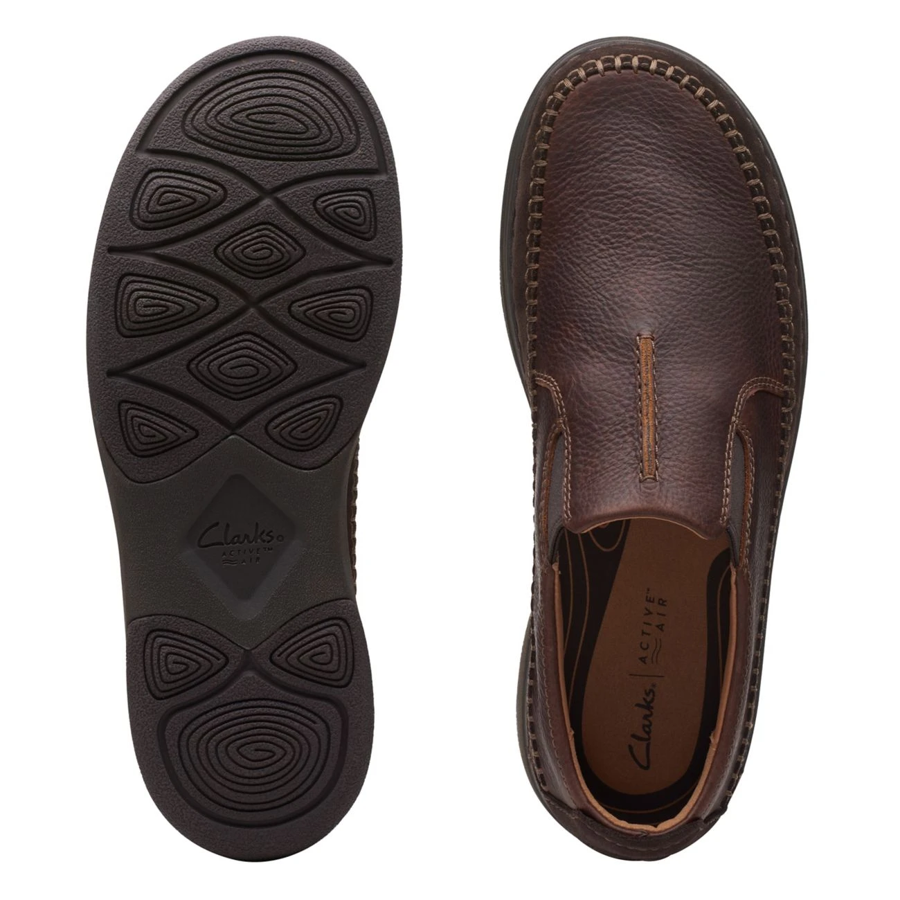 Clarks Nature 5 Walk Dark Brown Combi - Image 7