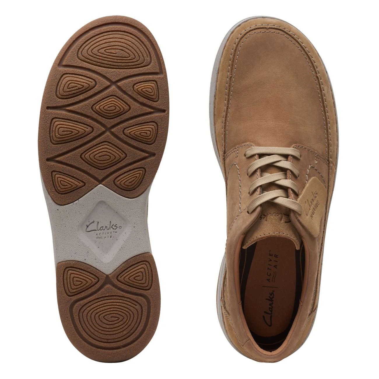 Clarks Nature 5 Lo Dark Sand Combi - Image 8