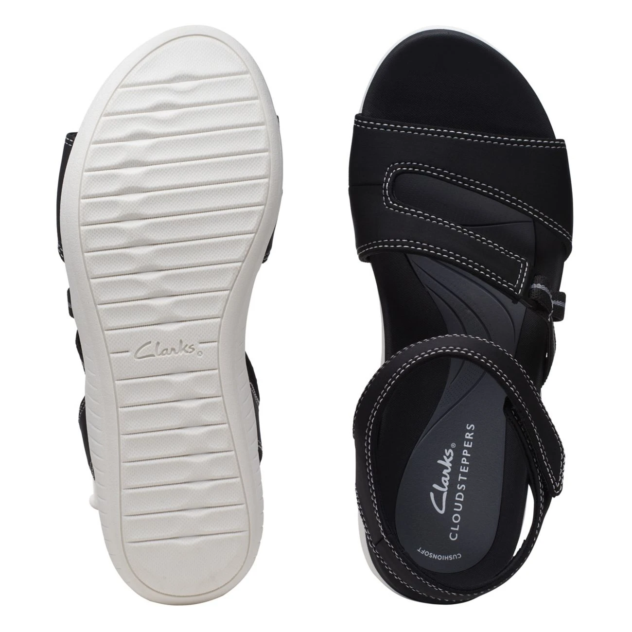 Clarks Glide Hi Shore Black - Image 7