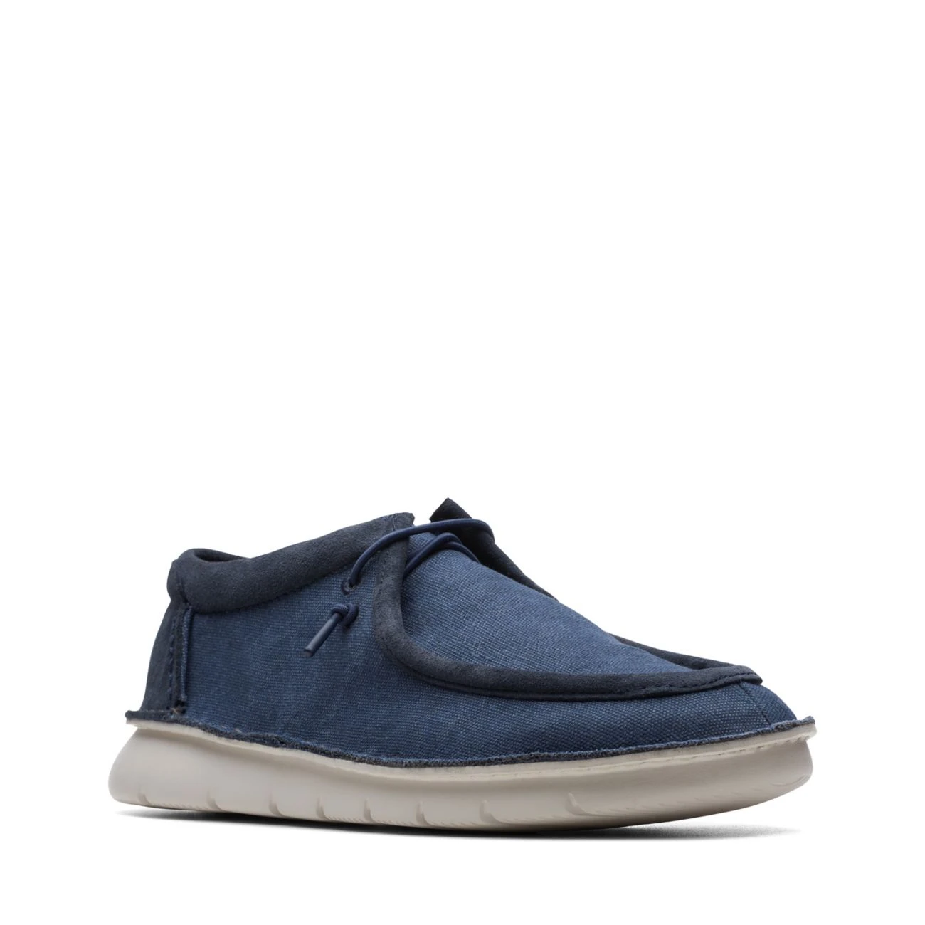 Clarks Colehill Easy Navy Canvas - Image 2
