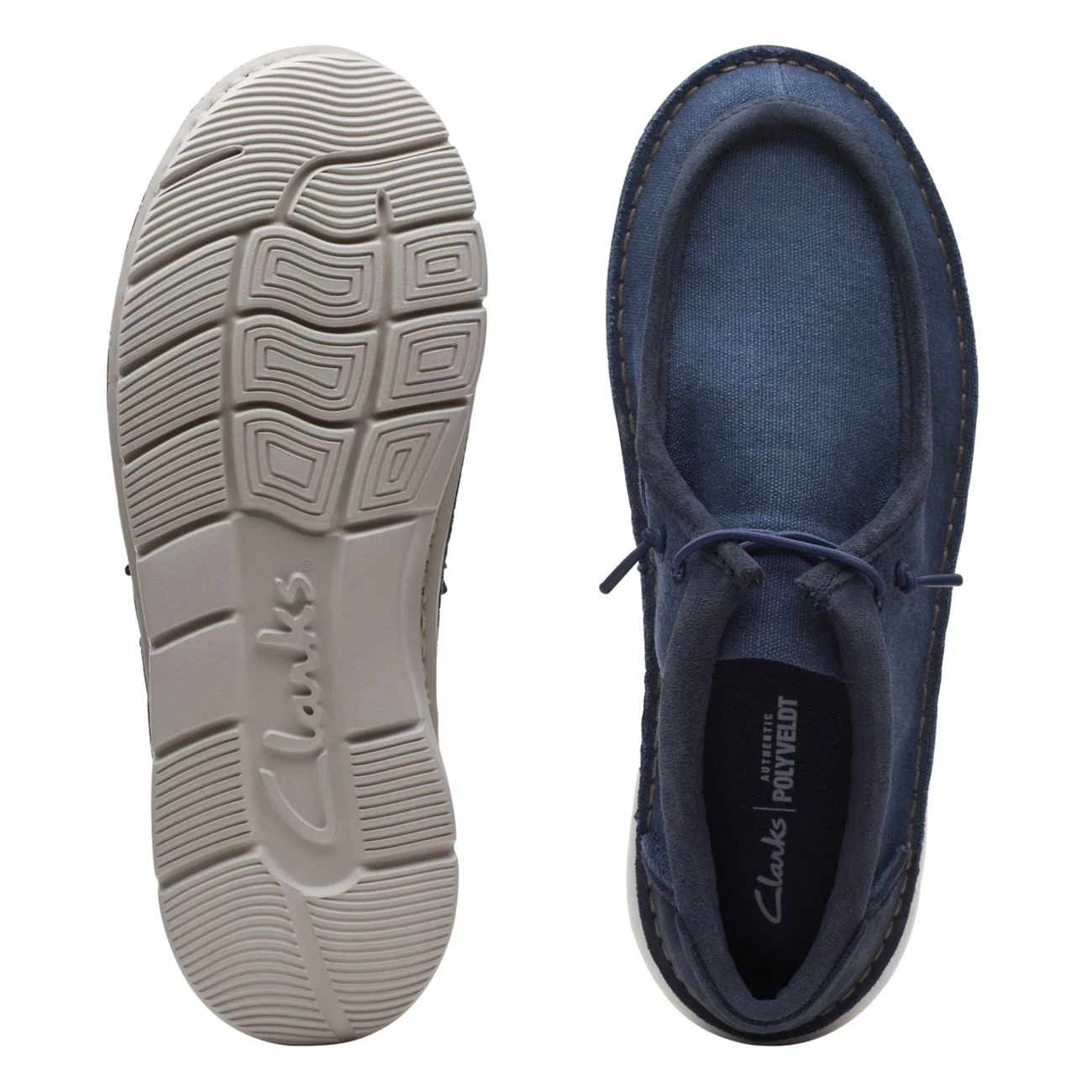 Clarks Colehill Easy Navy Canvas - Image 7