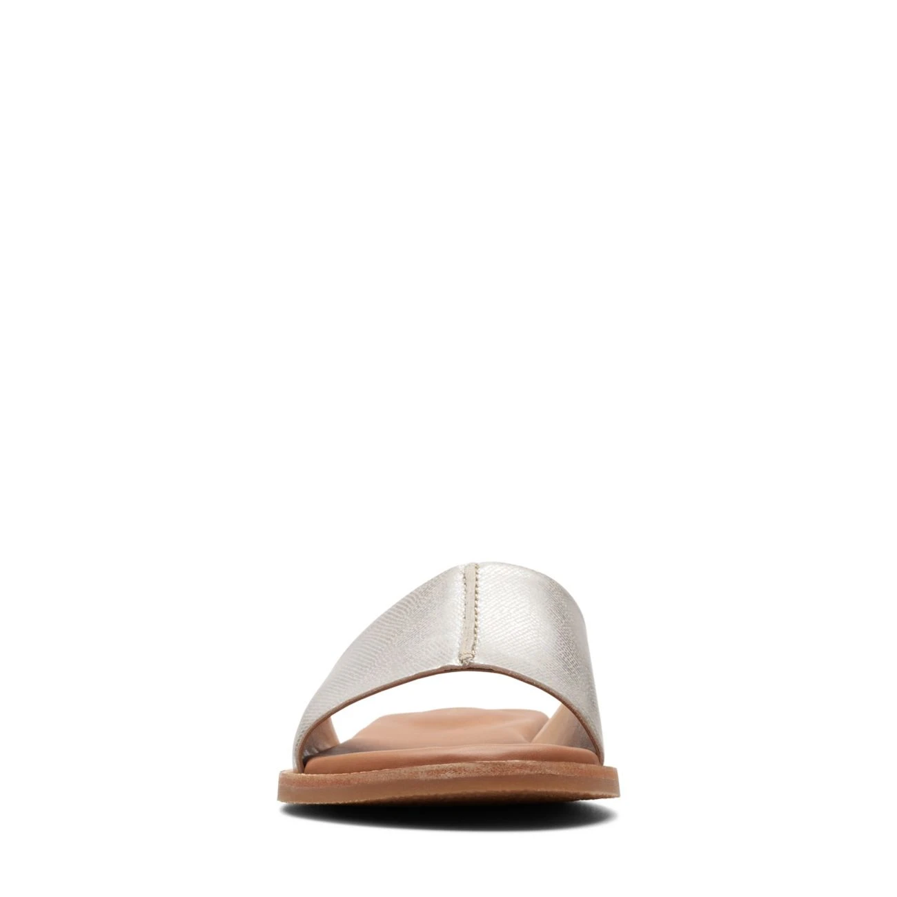 Clarks Karsea Mule Silver Metallic - Image 3