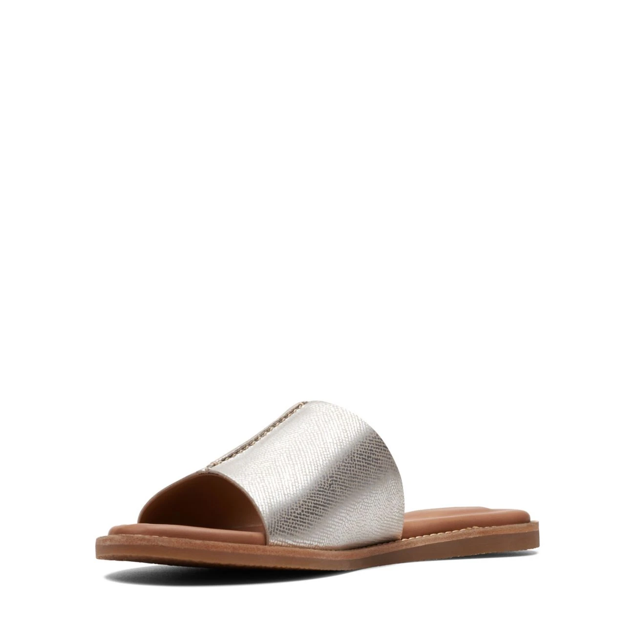 Clarks Karsea Mule Silver Metallic - Image 4