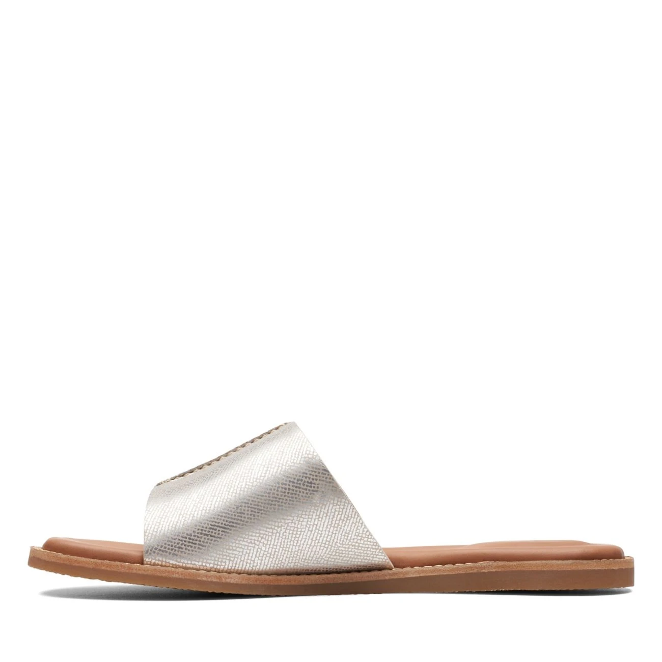 Clarks Karsea Mule Silver Metallic - Image 5