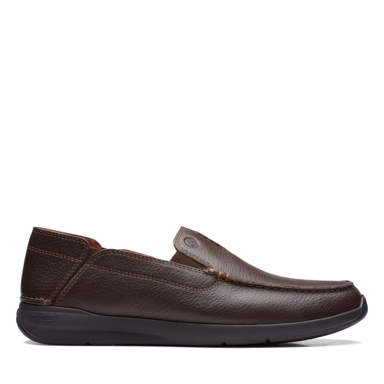 Clarks Gorwin Step Dark Brown Leather