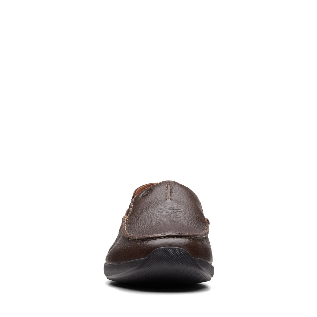 Clarks Gorwin Step Dark Brown Leather - Image 3