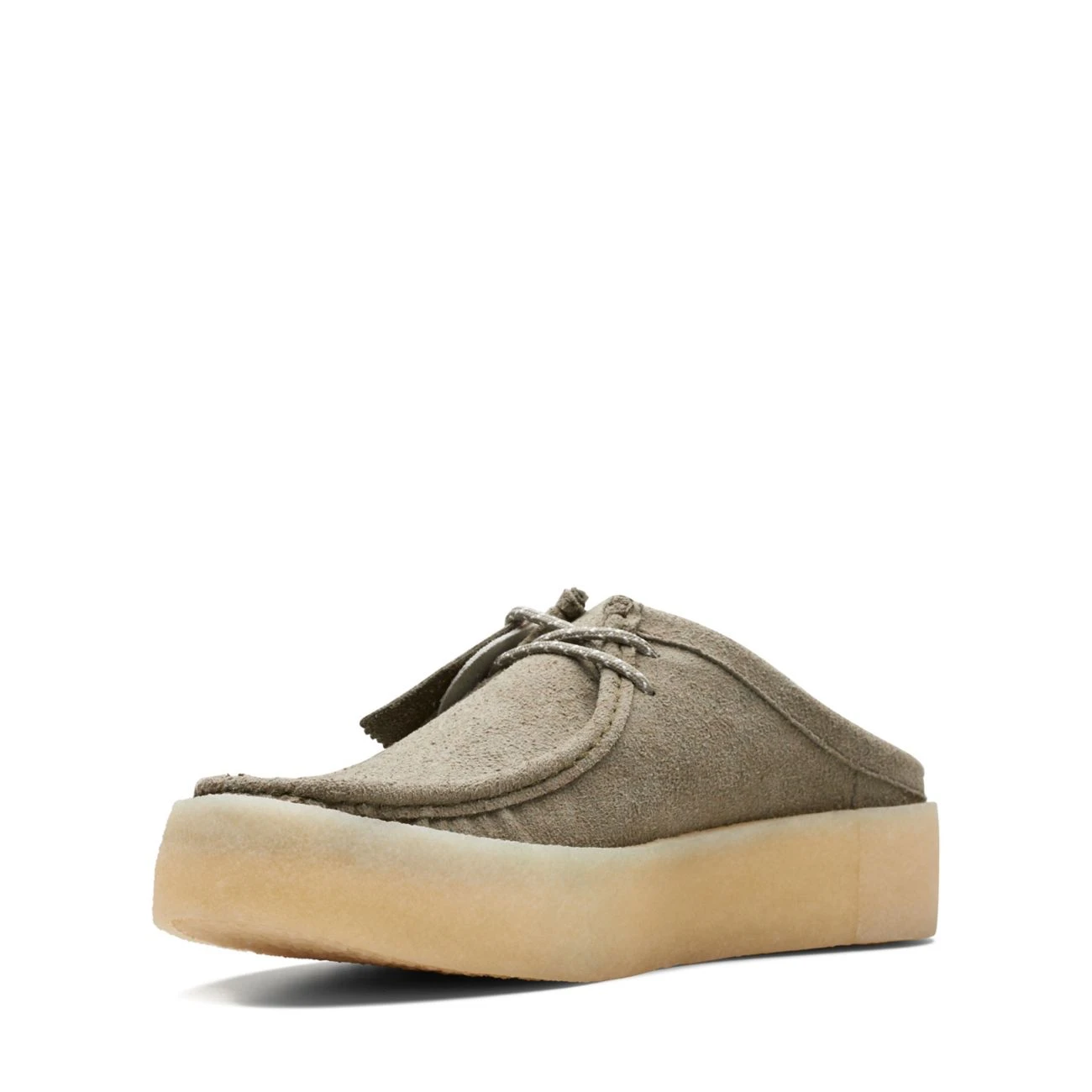 Clarks Wallabee Cup Lo Olive Eco Lea - Image 4